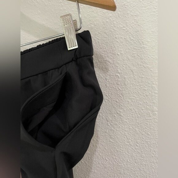 Lululemon High Rise Trouser Pants Athleisure Black Preppy Office Weekend Chic - Picture 5 of 11